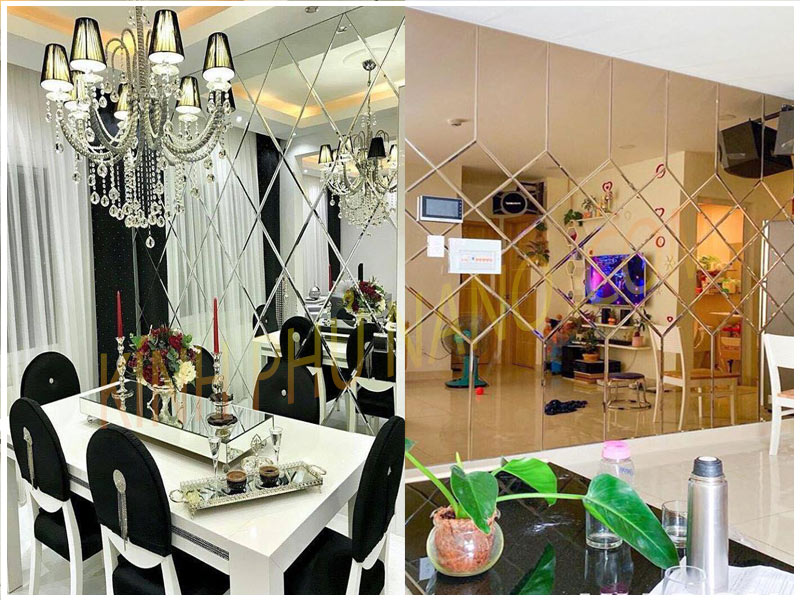 Trang trí gương soi quả trám