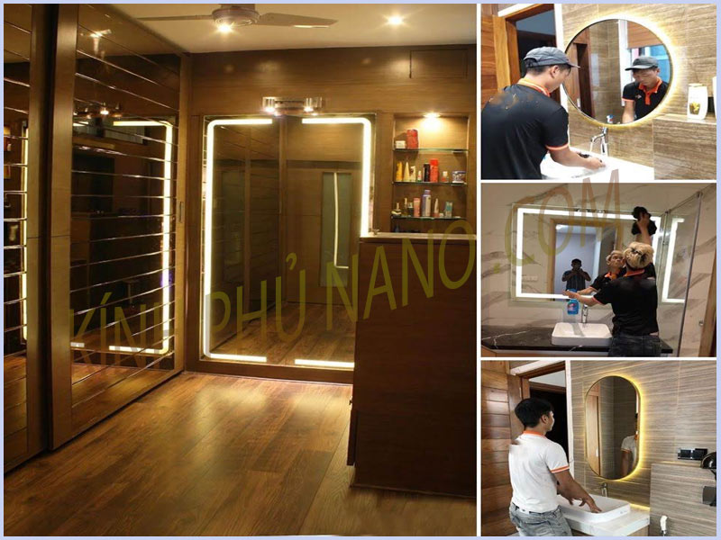 Gương đèn led phát sáng