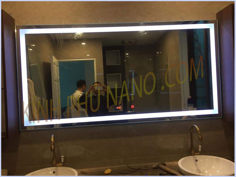 Gương đèn led hình chữ nhật