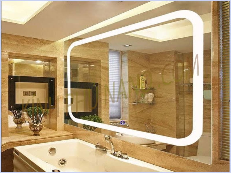 Lắp đặt gương phòng tắm đèn led cảm ứng: Sử dụng gương đèn LED mới nhất cho phòng tắm của bạn để tạo độ sáng tự nhiên và tạo cảm giác thoải mái cho không gian tắm của bạn. Việc lắp đặt dễ dàng và tiết kiệm thời gian.