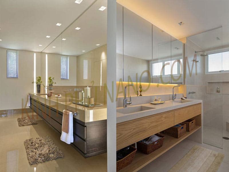 Gương đèn led vệ sinh