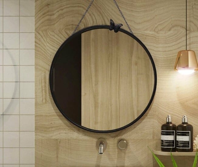 Hình gương phòng tắm decor đẹp