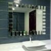 Gương phòng tắm ghép trang trí