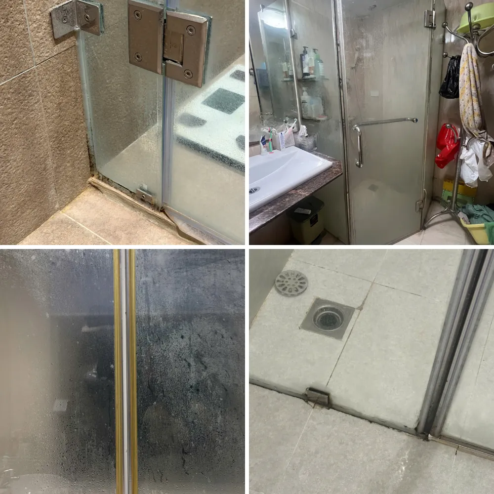 Gioăng bị mốc, nứt vỡ